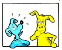 Drawing of the dog speaking to the horse.